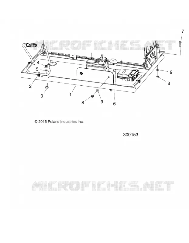 ELECTRICAL, BATTERY TRAY, LI-ION, 8.9KW AND 12KW