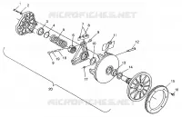 DRIVE CLUTCH WIDETRAK LX 0972065 AND  EUROPEAN WIDETRAK LX E972065 (4938223822B014)