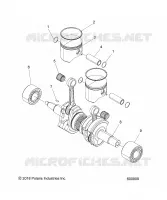 ENGINE, PISTON AND CRANKSHAFT