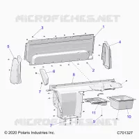 REAR BODYWORK CLOSEOFF, AND FENDERS