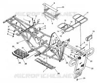 BUMPER / RACKS MOUNTING 6X6 350L S938739 (4924362436003A)