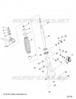 SUSPENSION, FRONT STRUT 