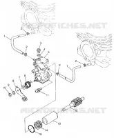 OIL PUMP WIDETRAK GT 0972061 AND EUROPEAN WIDETRAK GT E972061 (4938173817C011)