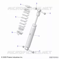 SUSPENSION, REAR SHOCK