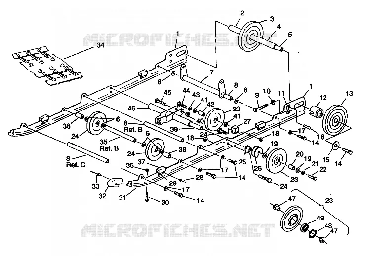 SUSPENSION ASSEMBLY CLASSIC TOURING E942875 (49274027400023)
