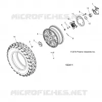 WHEELS, FRONT AND HUB