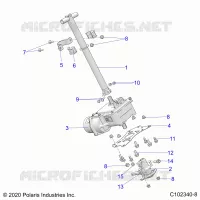 STEERING, STEERING POST  ASM.
