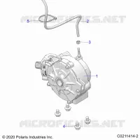 DRIVE TRAIN, FRONT GEARCASE MOUNTING