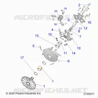 DRIVE TRAIN, PRIMARY CLUTCH