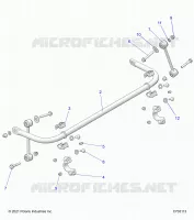 SUSPENSION, STABILIZER BAR, REAR