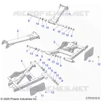 REAR SUSPENSION CONTROL ARMS