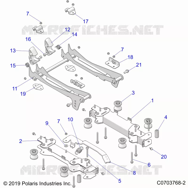 SEAT MOUNTING, DRIVERS