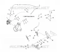 MASTER CYLINDER, REAR AND FOOT PEDAL