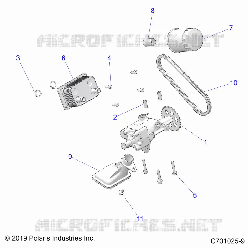 OIL PUMP AND OIL COOLER