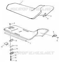 SEAT HURRICANE B964466 AND INTL. HURRICANE I964466 (4935733573A011)