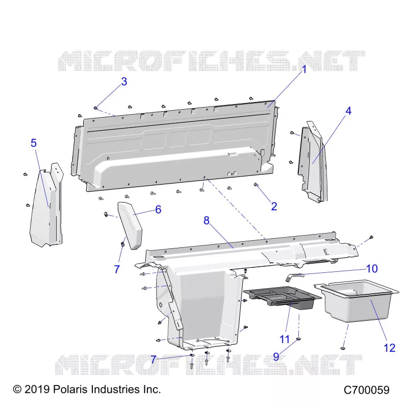 REAR CLOSEOFF AND FENDERS