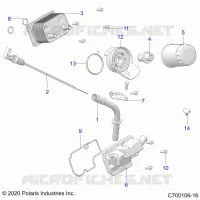 ENGINE, DIPSTICK & OIL FILTER