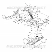 FRONT SUSPENSION AND SKI SPORT / 0930443 (4922942294011A)