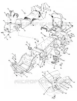CHASSIS AND SEAT TRAIL DELUXE UPDATED 2/90 (4916831683003A)