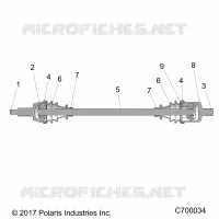 DRIVE TRAIN, FRONT HALF SHAFT