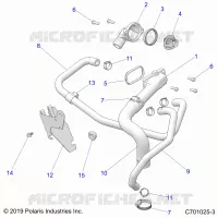 COOLING, THERMOSTAT AND BYPASS