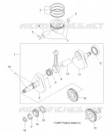 ENGINE, CRANKSHAFT AND PISTON