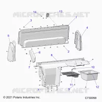REAR BODYWORK CLOSEOFF, AND FENDERS
