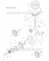 ENGINE, CRANKSHAFT AND PISTON