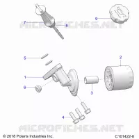 OIL FILTER AND DIPSTICK