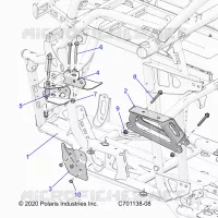 CHASSIS, ENGINE AND REAR DRIVELINE MOUNTING