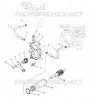OIL PUMP ASSEMBLY WIDETRAK GT 0952061 AND  EUROPEAN WIDETRAK GT E952061 (4928962896C014)