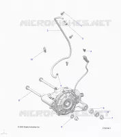 DRIVE TRAIN, FRONT GEARCASE MOUNTING