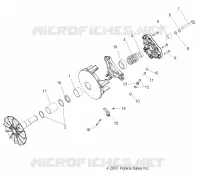 DRIVE TRAIN, PRIMARY CLUTCH