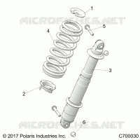 REAR SUSPENSION SHOCK MOUNTING