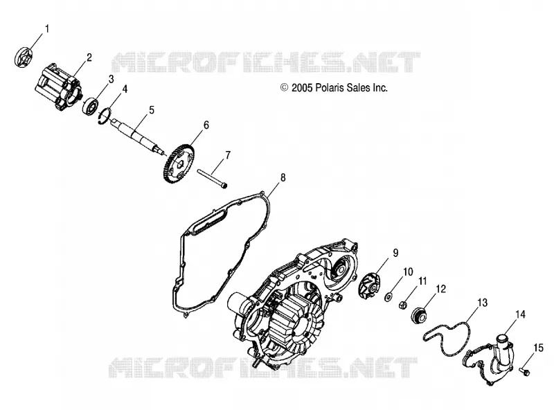 OIL PUMP AND WATER PUMP