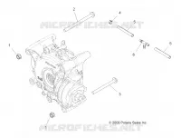 DRIVE TRAIN, GEARCASE MOUNTING, REAR