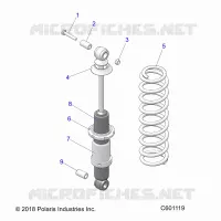 REAR TRACK SHOCK (7043994)