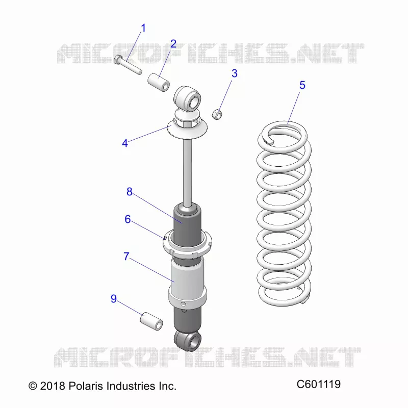 REAR TRACK SHOCK (7043994)