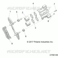 REAR BRAKE CALIPER