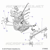 ENGINE, MOUNTING