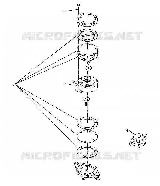 FUEL PUMP ASSEMBLY SL 650 / B934058 (4924732473029A)