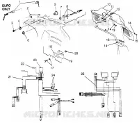 CONSOLE   WIRE HARNESS 600 XCR SP 0965677 AND EUROPEAN 600 XCR SP E965677 (4932063206A011)