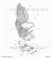 SEAT ASM. REAR