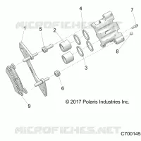REAR BRAKE CALIPER