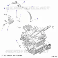 DRIVE TRAIN, MAIN GEARCASE MOUNTING