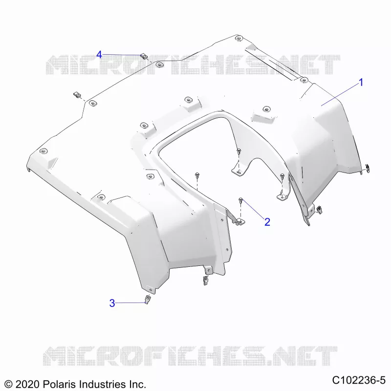 REAR BODYWORK CAB