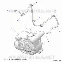 DRIVE TRAIN, FRONT GEARCASE MOUNTING