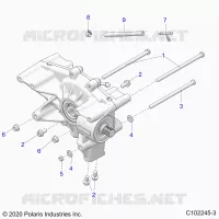 DRIVE TRAIN, REAR GEARCASE MOUNTING