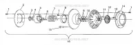 DRIVEN CLUTCH ULTRA TOURING 0975378 AND EUROPEAN ULTRA TOURING E975378 (4938133813C006)