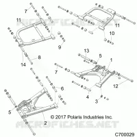REAR SUSPENSION CONTROL ARMS